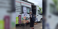 Мобильная библиотека КИБО привезла в Суходольск выставку к 120-летию Шолохова - Газета Приазовье