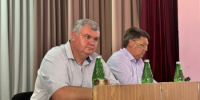 Глава Азовского района Сергей Комаров посетил отчёт главы Круглянского сельского поселения - Азовский район