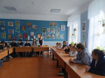 В Кагальницкой школе вспомнили творчество Владимира Олефиренко